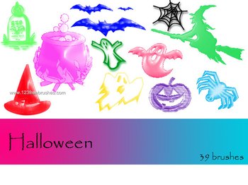 Halloween Brushes Para Photoshop