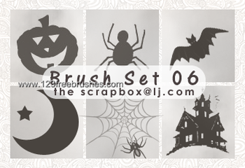 Halloween Photoshop Brushes Pack