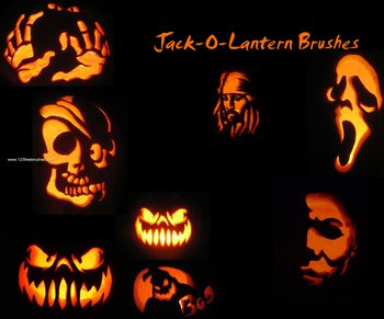 Halloween Candy Photoshop Brushes