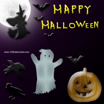 Halloween pumpkin witch zombie