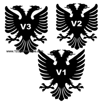 Double-Headed Eagle Silhouettes