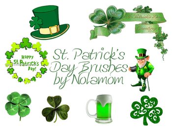 Saint Patrick Day Clover Leafs