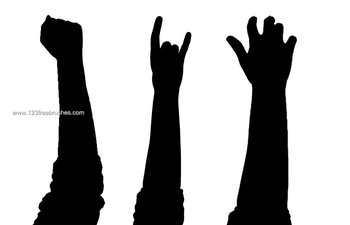Hands Silhouettes
