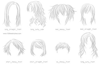 Line Art Hair