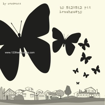 Butterfly Silhouettes