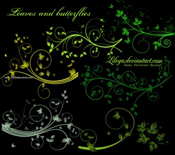Leaves and Butterflies