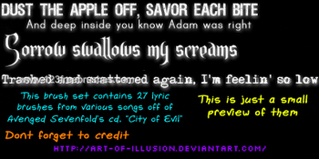 A7X Song Lyrics