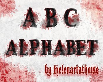 Abc Grungy Alphabet