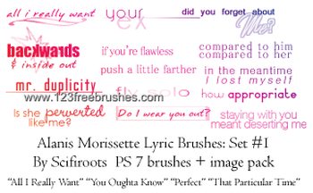 Alanis Lyrics