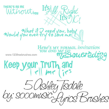 Ashley Tisdale Lyrics
