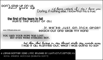 Banner Sized Text