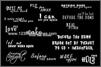 Before the Dawn Lyrics