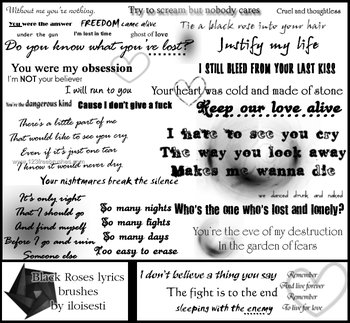 Black Roses Lyrics
