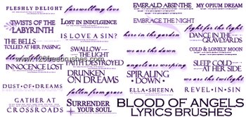Blood of Angels Lyrics