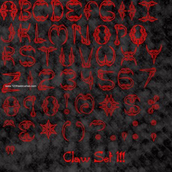Claw Font