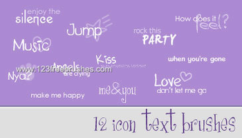 Cute Icon Text