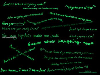 Dear Scene I Wish I Were Deaf Lyrics