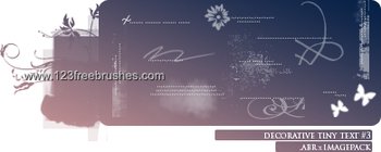 Decorative Tiny Text