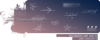 Decorative Tiny Text