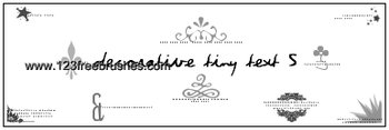 Decorative Tiny Text
