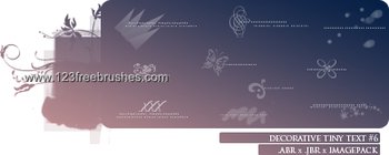 Decorative Tiny Text