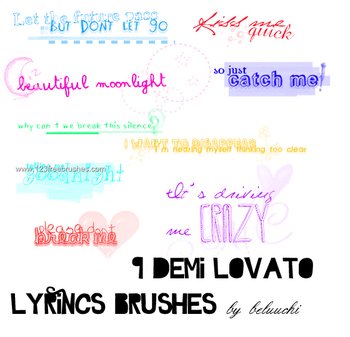 Demi Lovato Lyrics