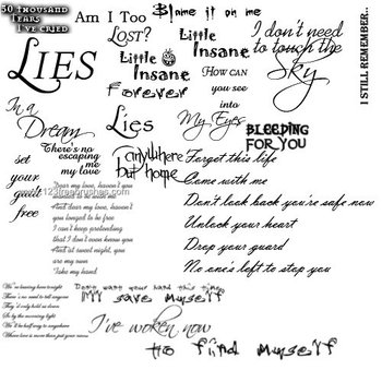 Evanescence Lyrics