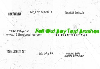 Fall Out Boy Text
