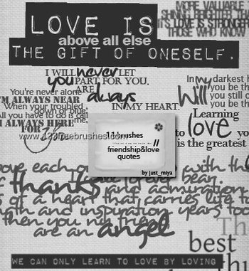Friendship and Love Quotes