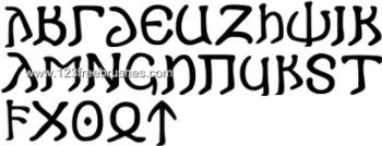 Gothic Alphabet