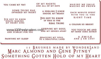 Gotten Hold of My Heart Lyrics
