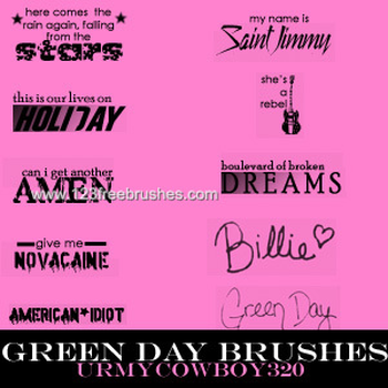 Green Day Lyric