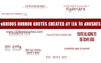 Horror Text