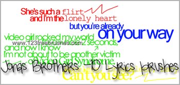 Jonas Brothers Lyrics