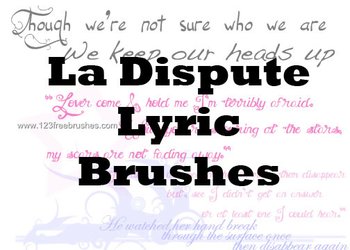 La Dispute Lyric