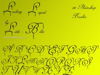 Leaking Liquid Letters