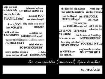 Les Miserables Musical Quotes