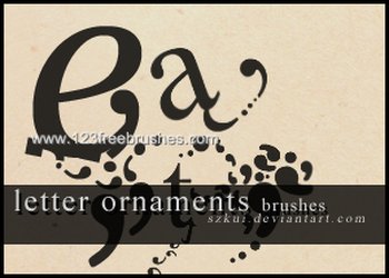 Letter Ornaments