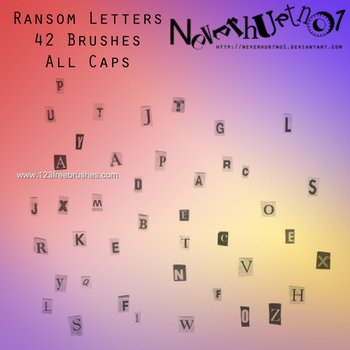 Letters Alphabet Caps