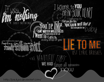 Lie to Me Ost Lyric