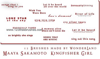 Maaya Sakamoto Kingfisher Girl Lyrics