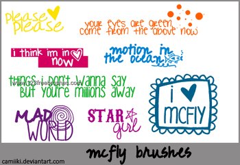 Mcfly Lyric