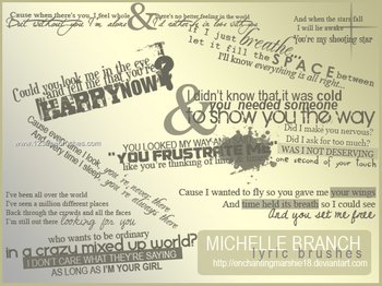 Michelle Branch Lyric