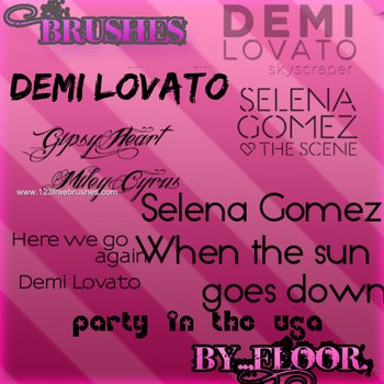 Miley Demi Selena