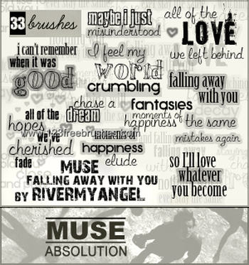 Muse Lyric Text