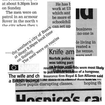 Newspaper Cutouts
