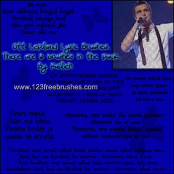 Ott Lepland Lyric