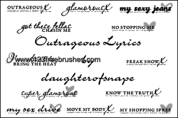 Outrageous Lyrics