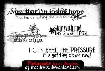 Paramore Lyrics