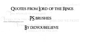 Quotes From Lord of the Rings